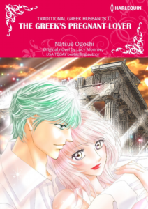 The Greek's Pregnant Lover Romance Manga Cover